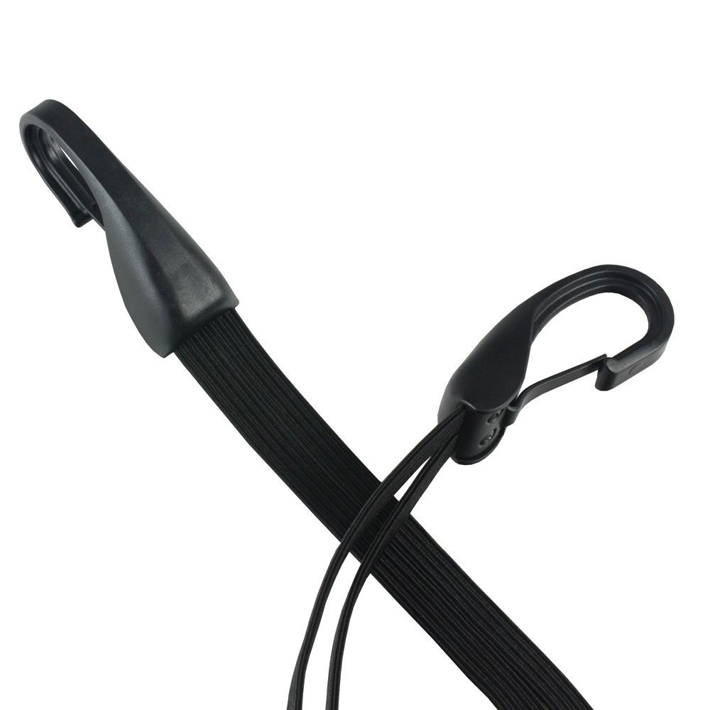 Widek | Snelbinder | 57 cm | Zwart | Duo met 2 Binders en Grote Veiligheidshaak