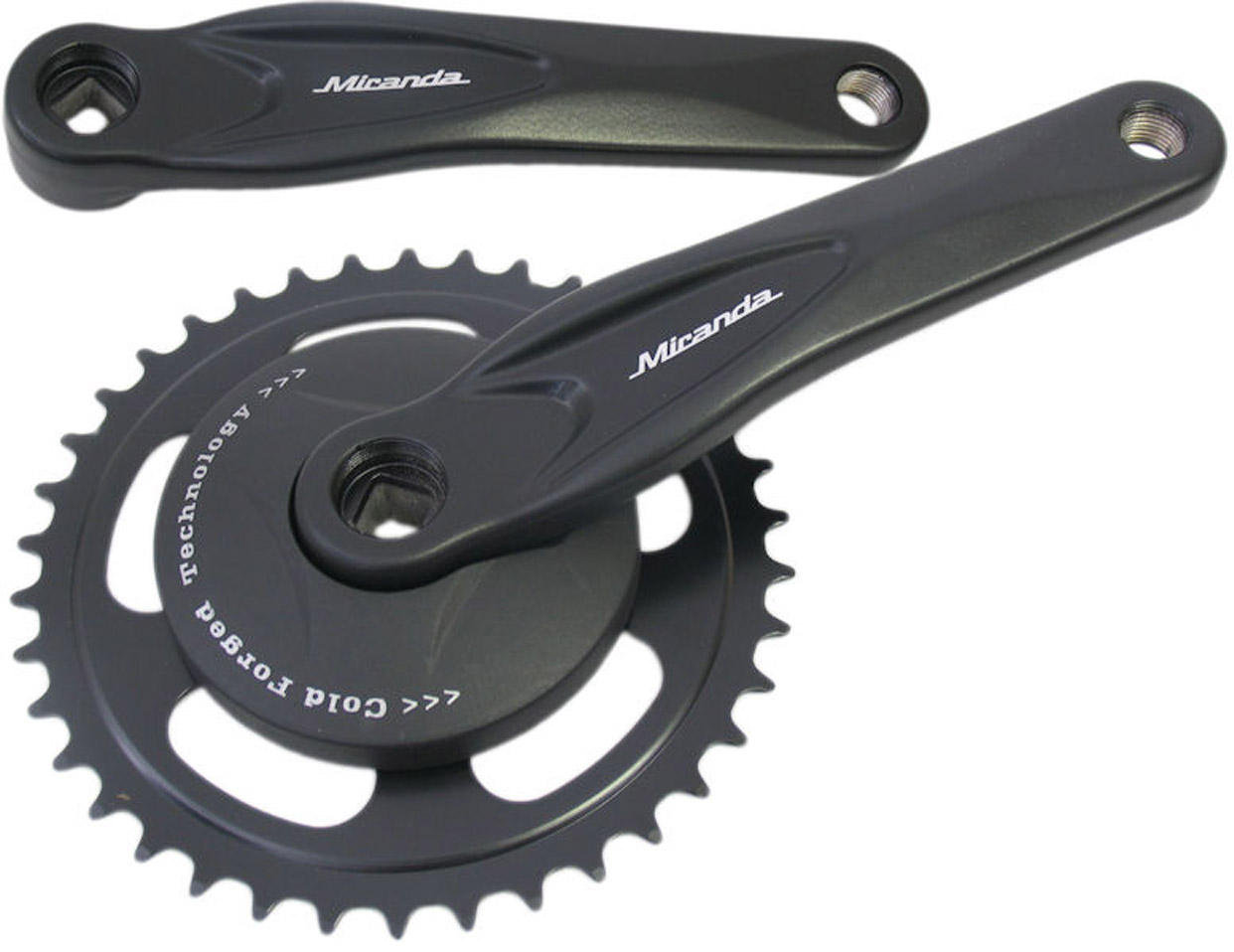 Miranda | Crankstel | 38T Alfa 1 – Zwart – 170 mm