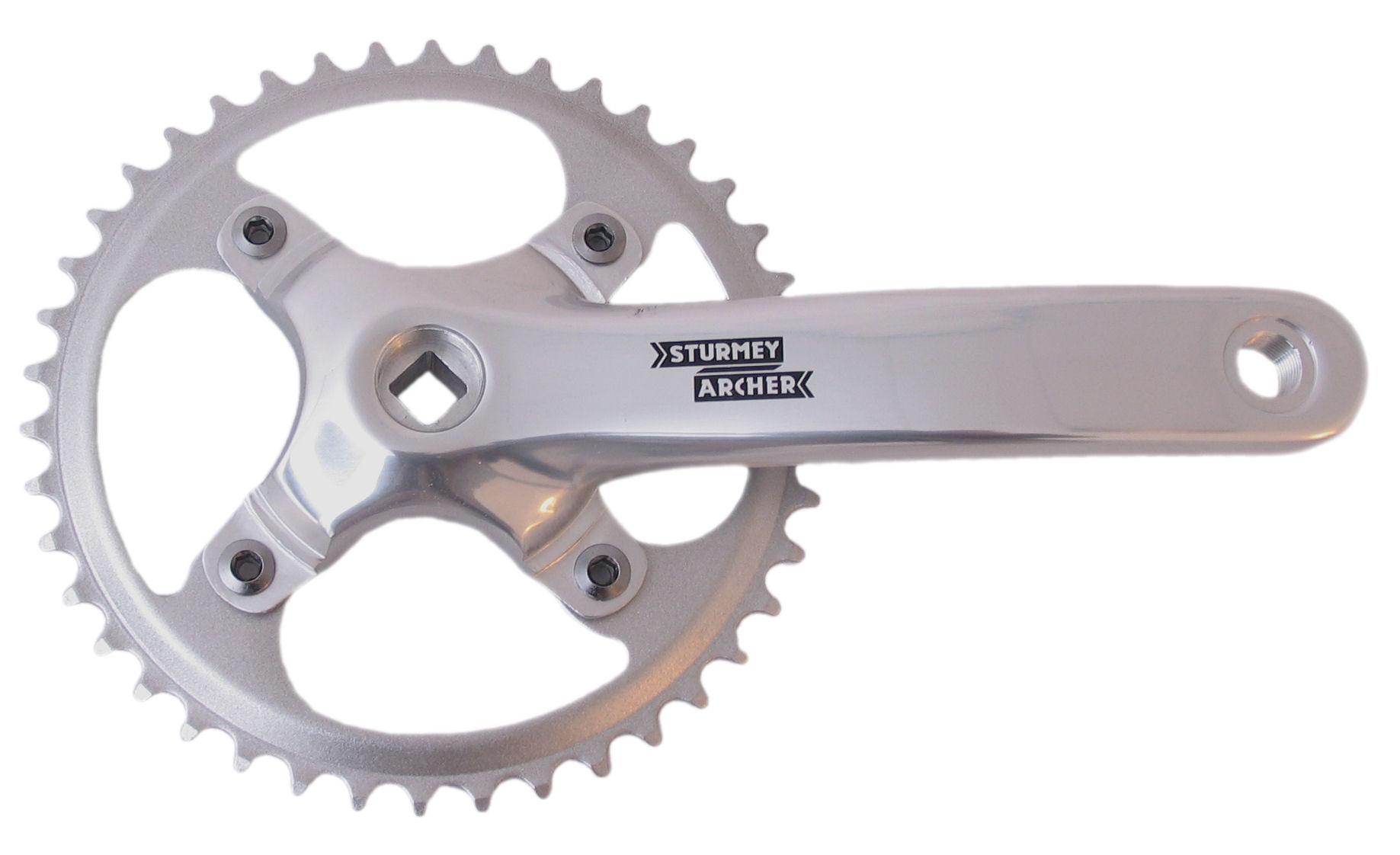 SunRace | Crankstel | 42T | 170 mm | Zilver