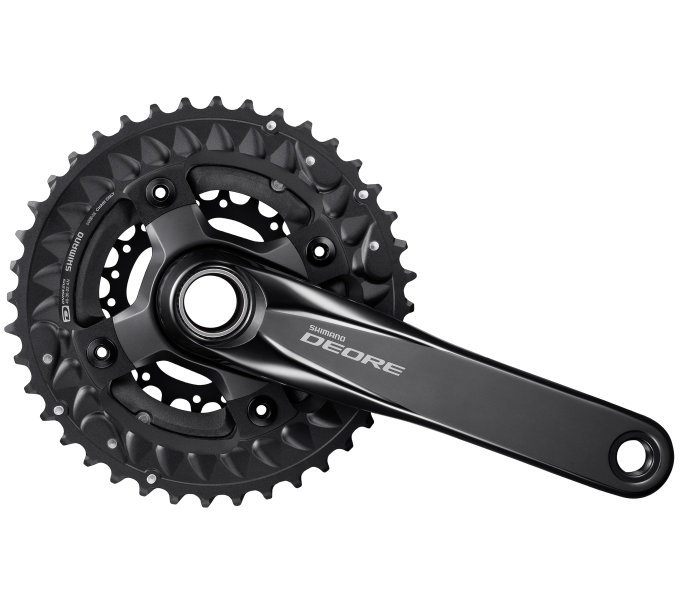 Shimano | Deore FC-M6000 crankstel | 3x10-versnellingen – 40-30-22T – zwart
