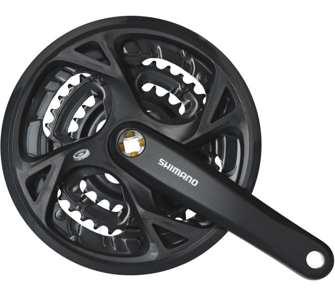 Shimano | Crankstel FC-M371 | 3x9 versnellingen | 48-36-26T | 175 mm