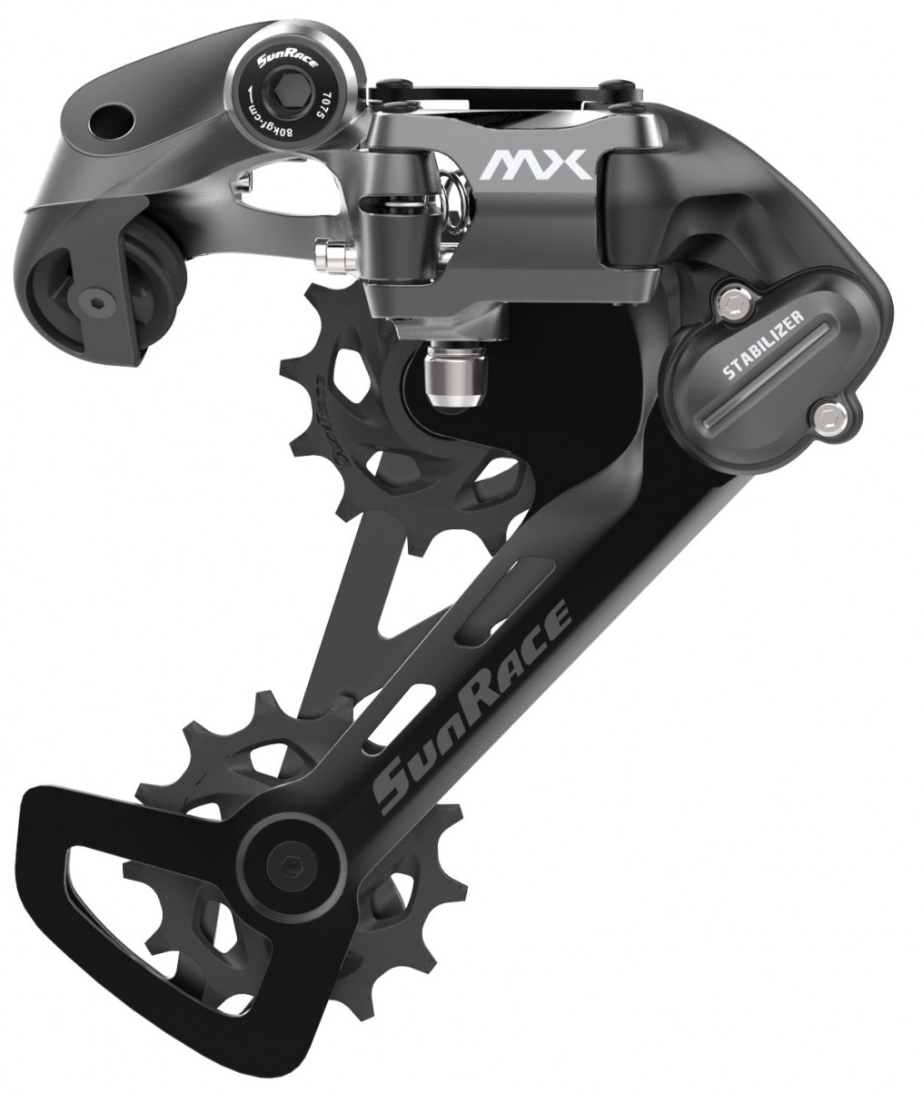 Sunrace achterderailleur voor 10/11/12-speed met middellange kooi