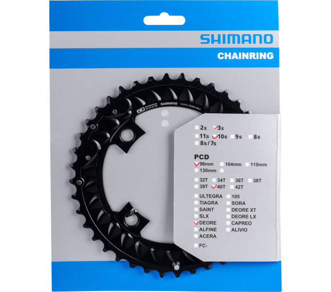 Shimano FC-M6000 kettingblad 40T (3x10-speed)
