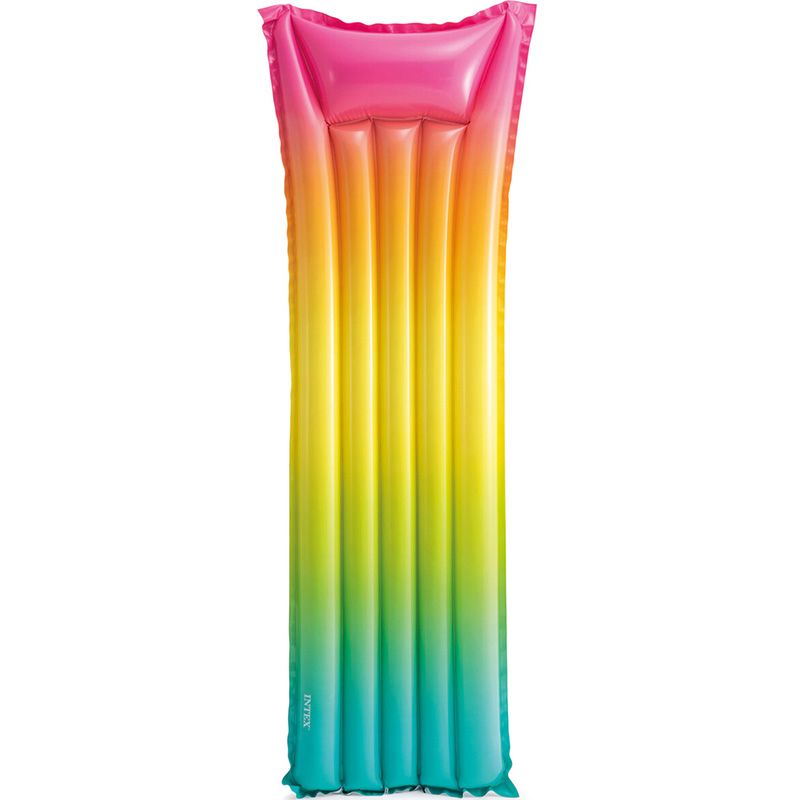Intex | luchtbed | regenboogkleur | 170 x 53 cm