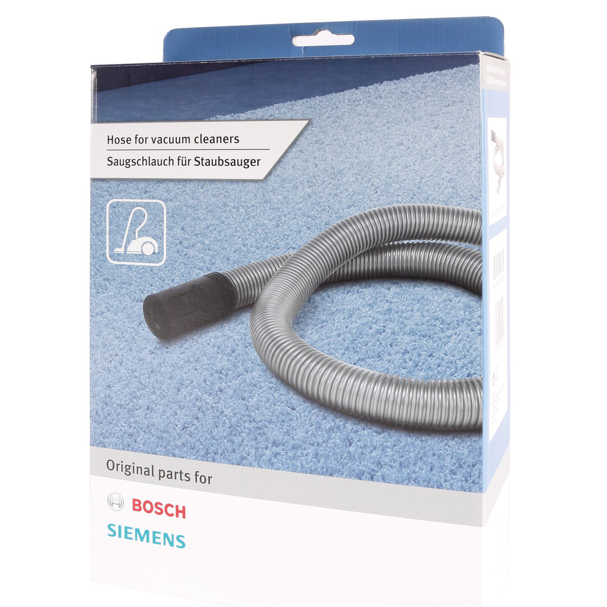 BOSCH SIEMENS | Stofzuigerslang | Flexibel | Zwart-Zilver