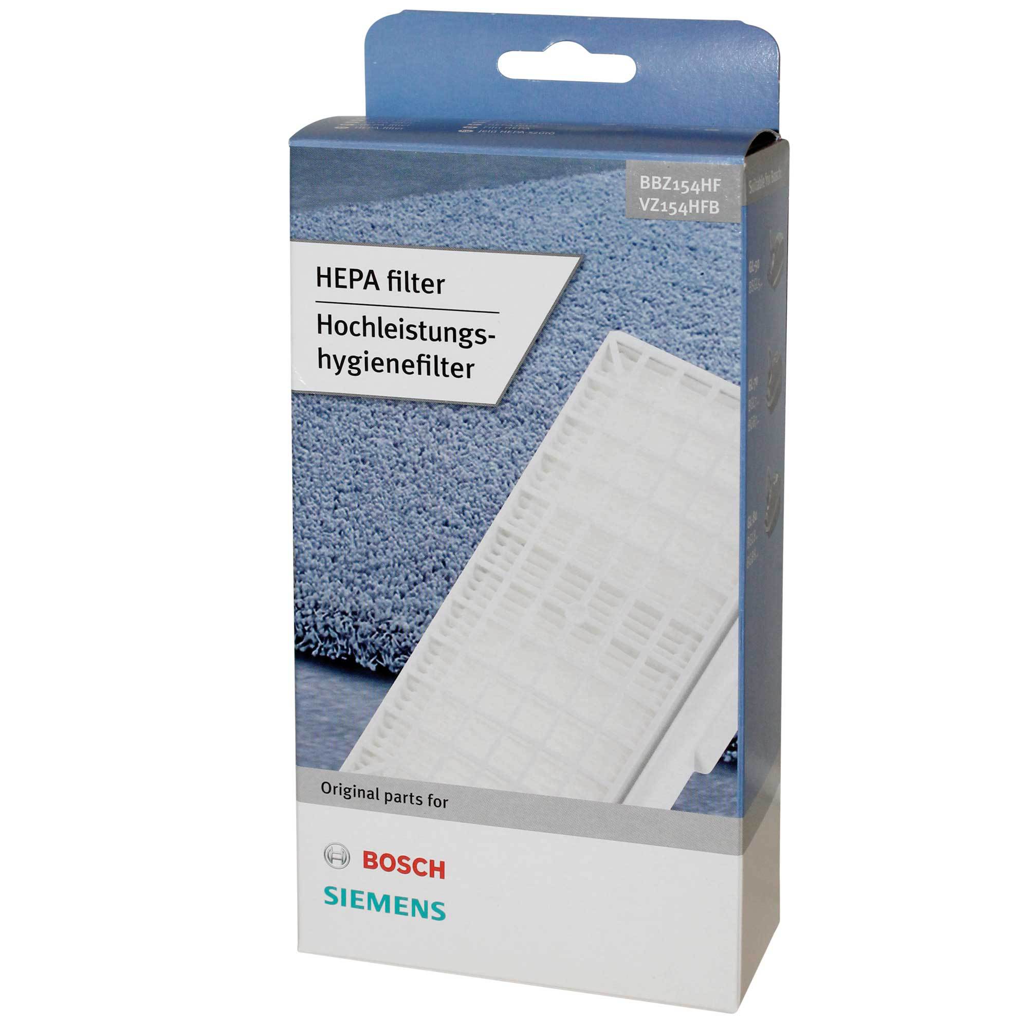 BOSCH SIEMENS | Hepafilter | Krachtig Uitwasbaar HEPA Filter