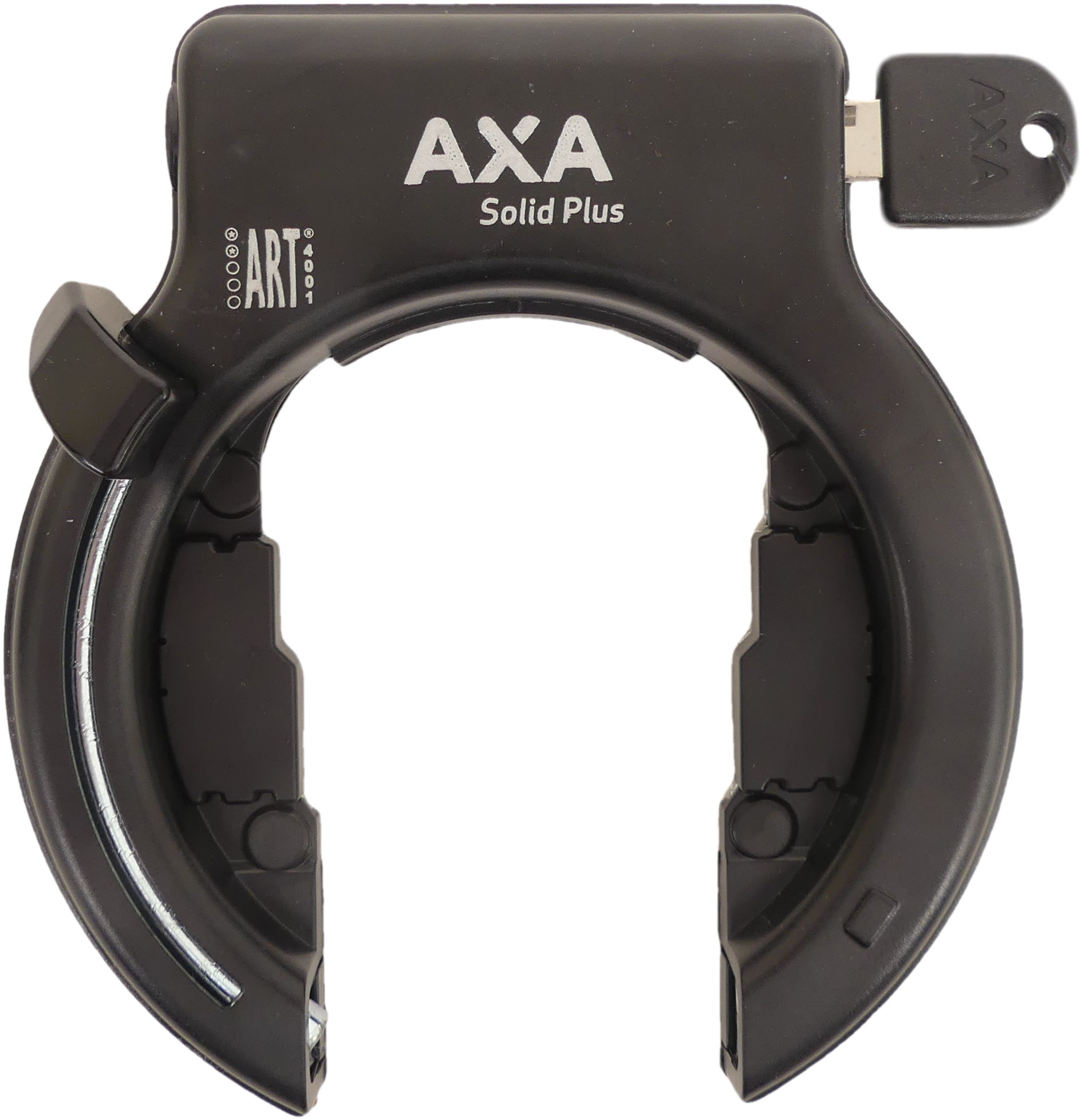 AXA | Ringslot Solid Plus | Zwart | Hoog Beveiligingsniveau 10