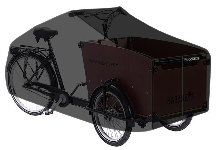 DS Covers | Bakfietshoes Cargo 3-wieler | Grijs | 100% waterdicht | 300D polyester