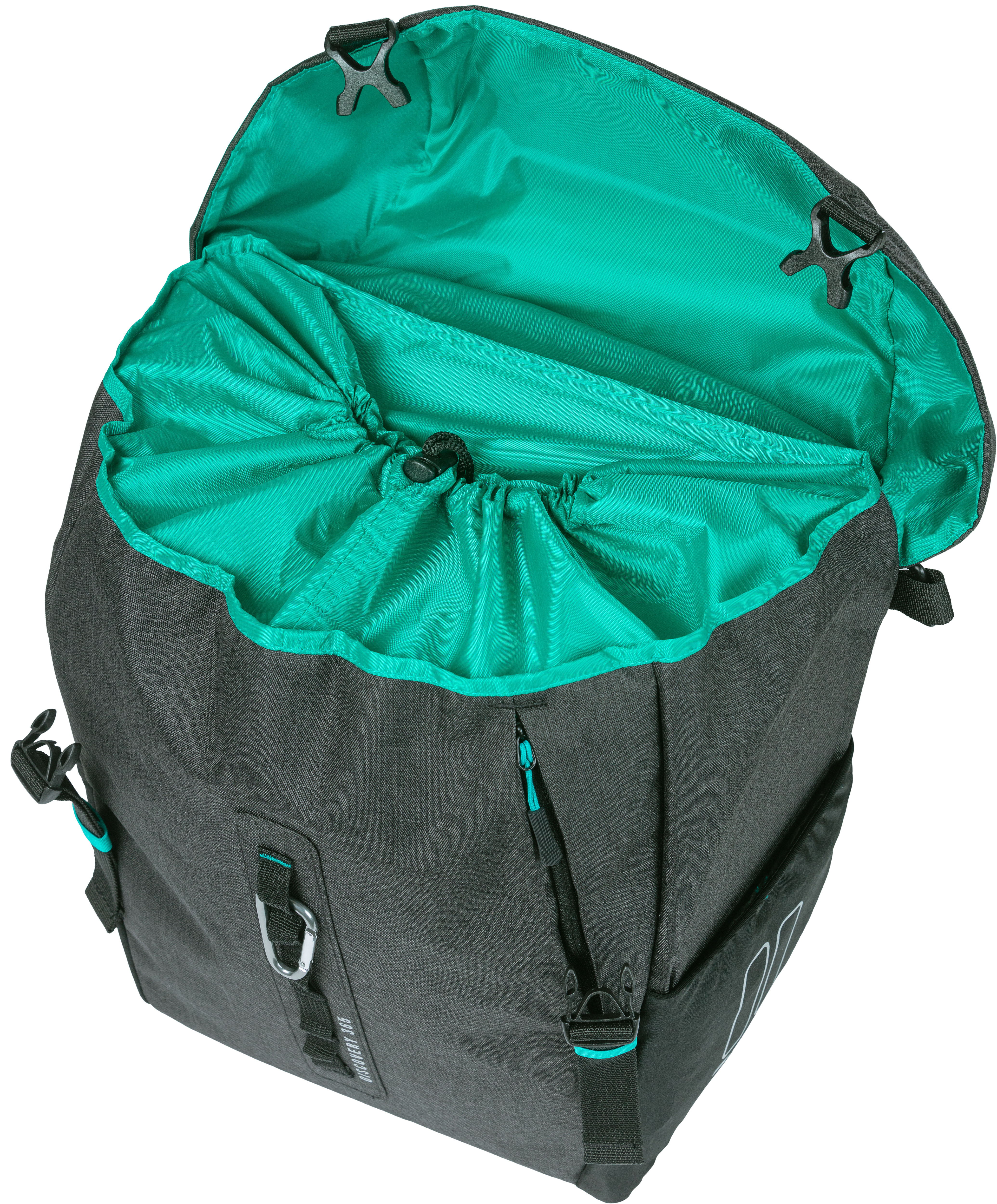 Basil Discovery 365D | Enkele Fietstas | 20 Liter | Zwart Melee