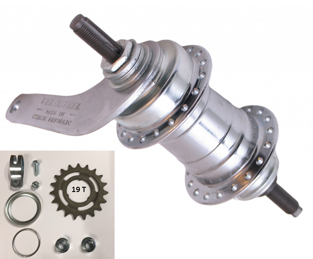 Velosteel | Remnaaf | 36 gaats | Zilver