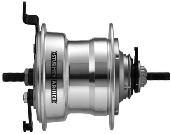 Sturmey Archer | Versnellingsnaaf | 5 versnellingen - 90 mm trommelrem - A356 aluminium