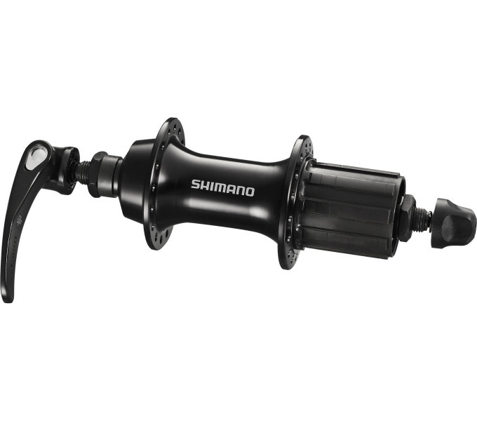Shimano | achternaaf | 8/9/10 versnellingen – 36 gaten – 130 mm – zwart