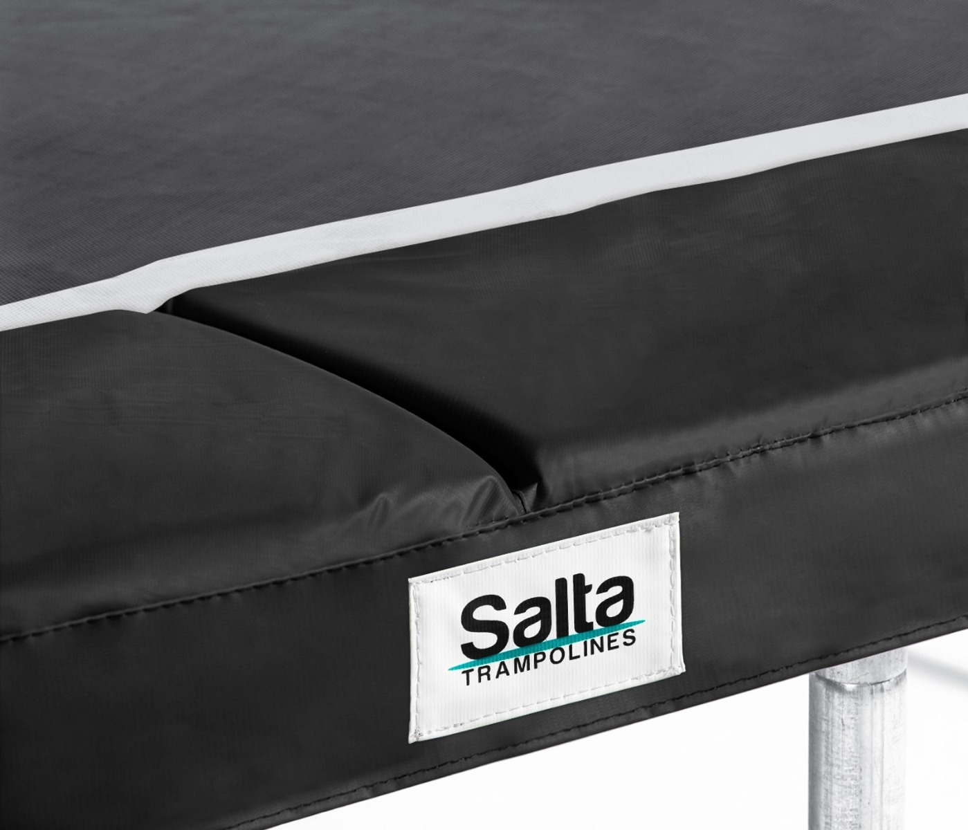 Salta | Trampoline Rand | Rechthoekig - 29 cm breed - antraciet - 153 cm x 214 cm