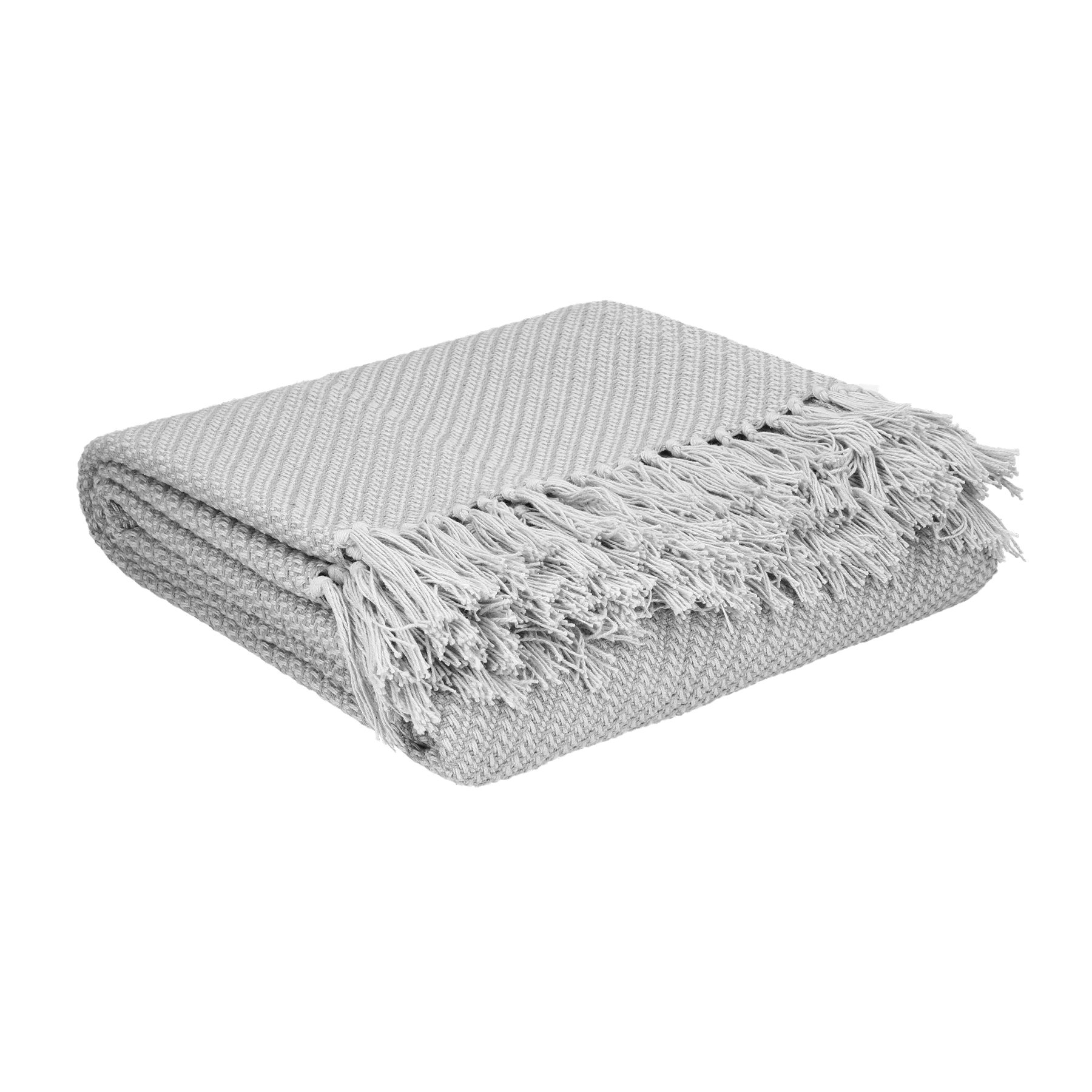 HOMLA | Plaid Deken | 130 x 170 cm | Grijs | Katoen