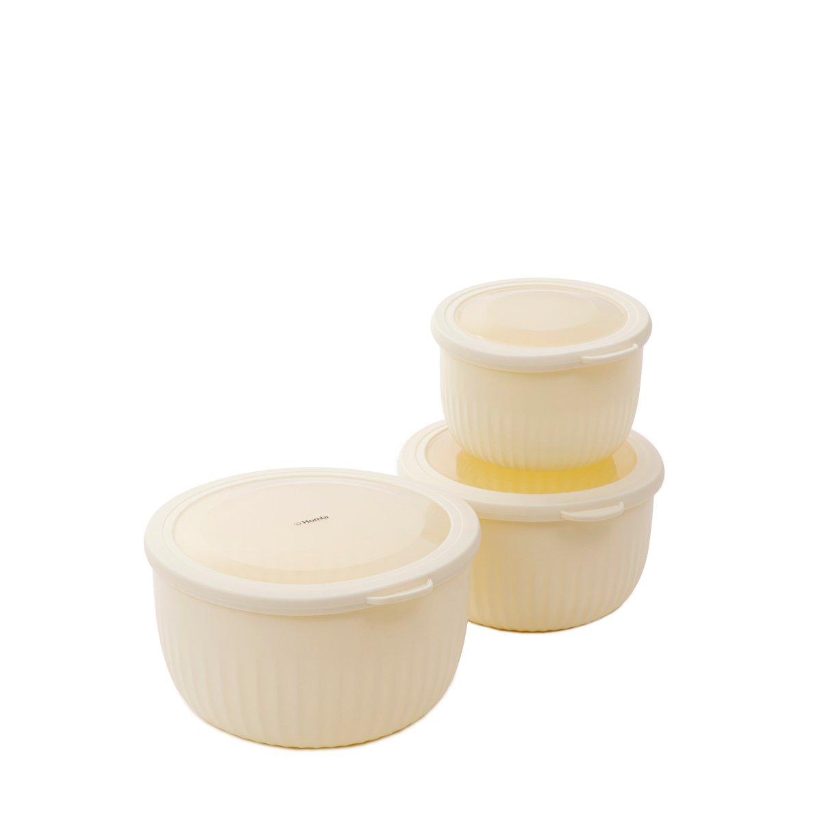 Homla KERMA | set van 3 roomkommen met deksels | 853130