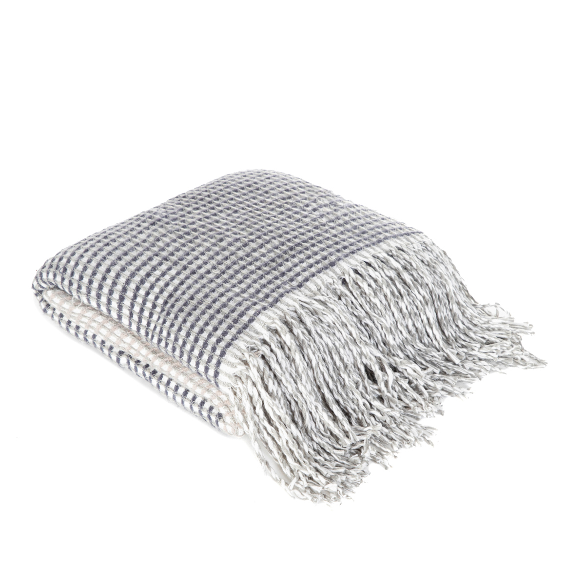 Homla SIGLI | Dubbelzijdig grijs deken | 130 x 170 cm | 887159