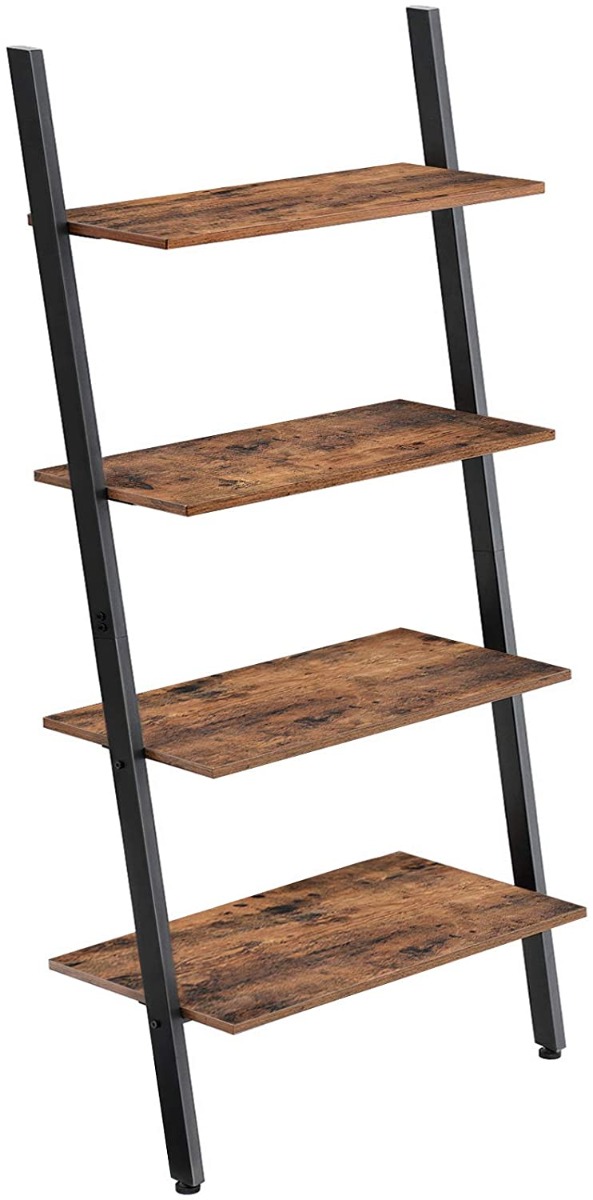 Hoppa! | Ladderkast | Bruin/Zwart - Metaal - 64 x 35 x 150 cm