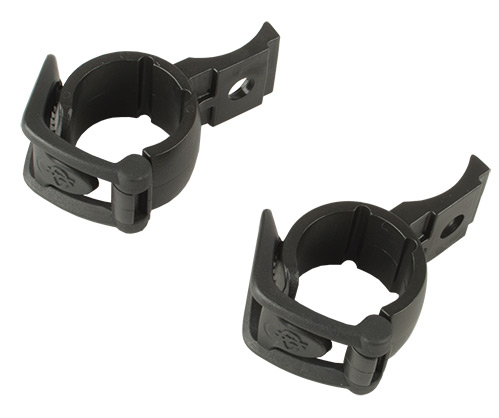 POMPD | SKS Houder op Bidonbout | PVC Zwart | 23mm Stel