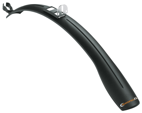 SKS Beavertail XL | Spatbord | PVC | Geschikt voor 26/28 inch fietsen | Zwart