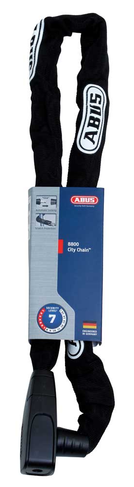 Abus | Kettingslot | CityChain 8800 | 95 cm x 7 mm | Zwart