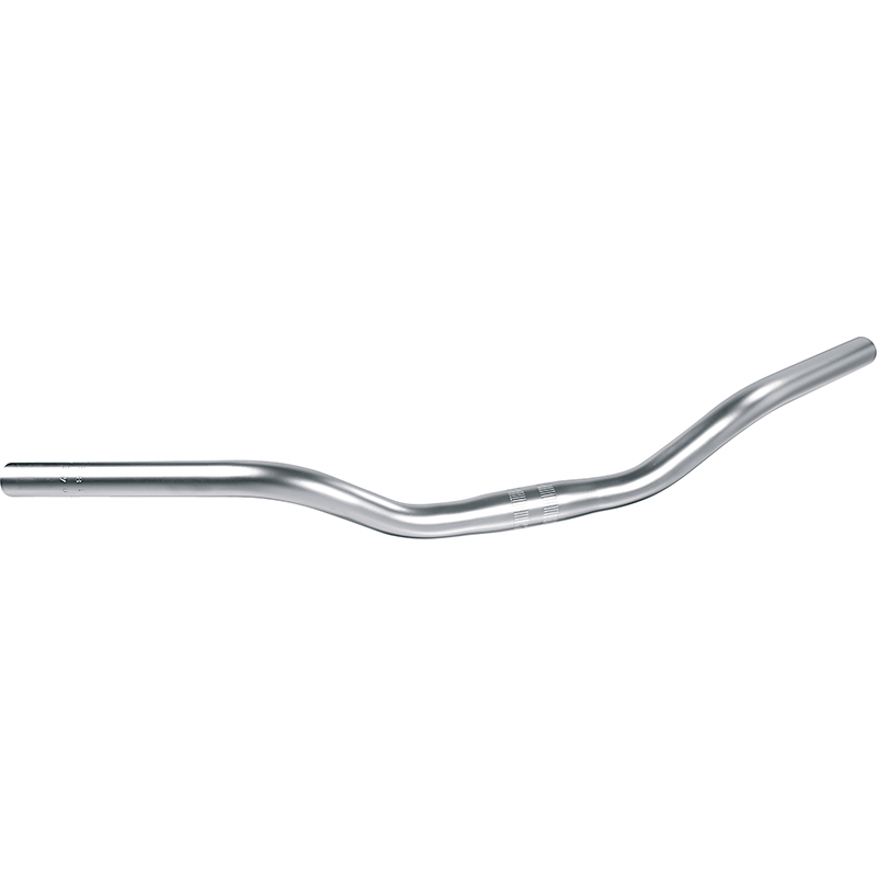 Ergotec | Stuur | Zilver | Aluminium met 41 mm verhoging