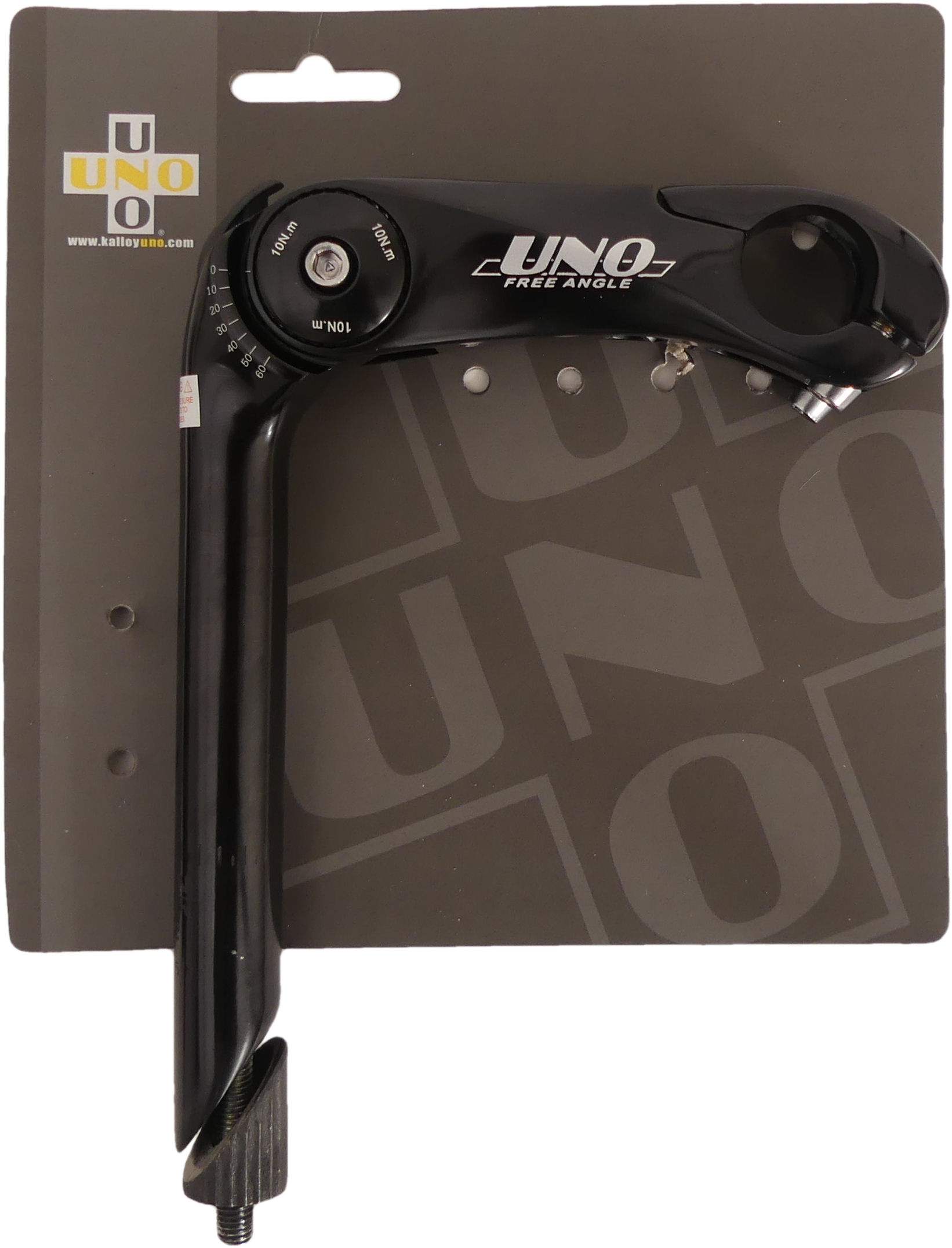 Kalloy verstelbare stuurpen – 25,4 mm / 90×200 mm – zwart