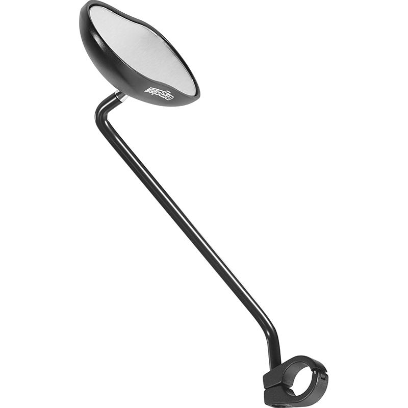 Ergotec | Achteruitkijkspiegel | 111 x 52 mm | Zwart Gezandstraald