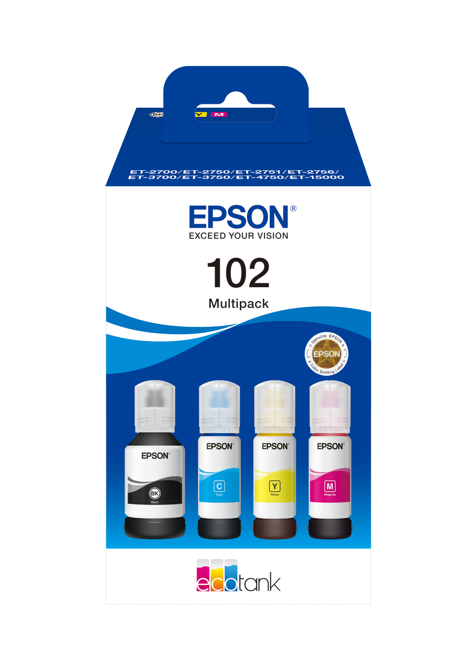 Epson | EcoTank 4-kleur Multipack | T102 | T03R6 | 580540