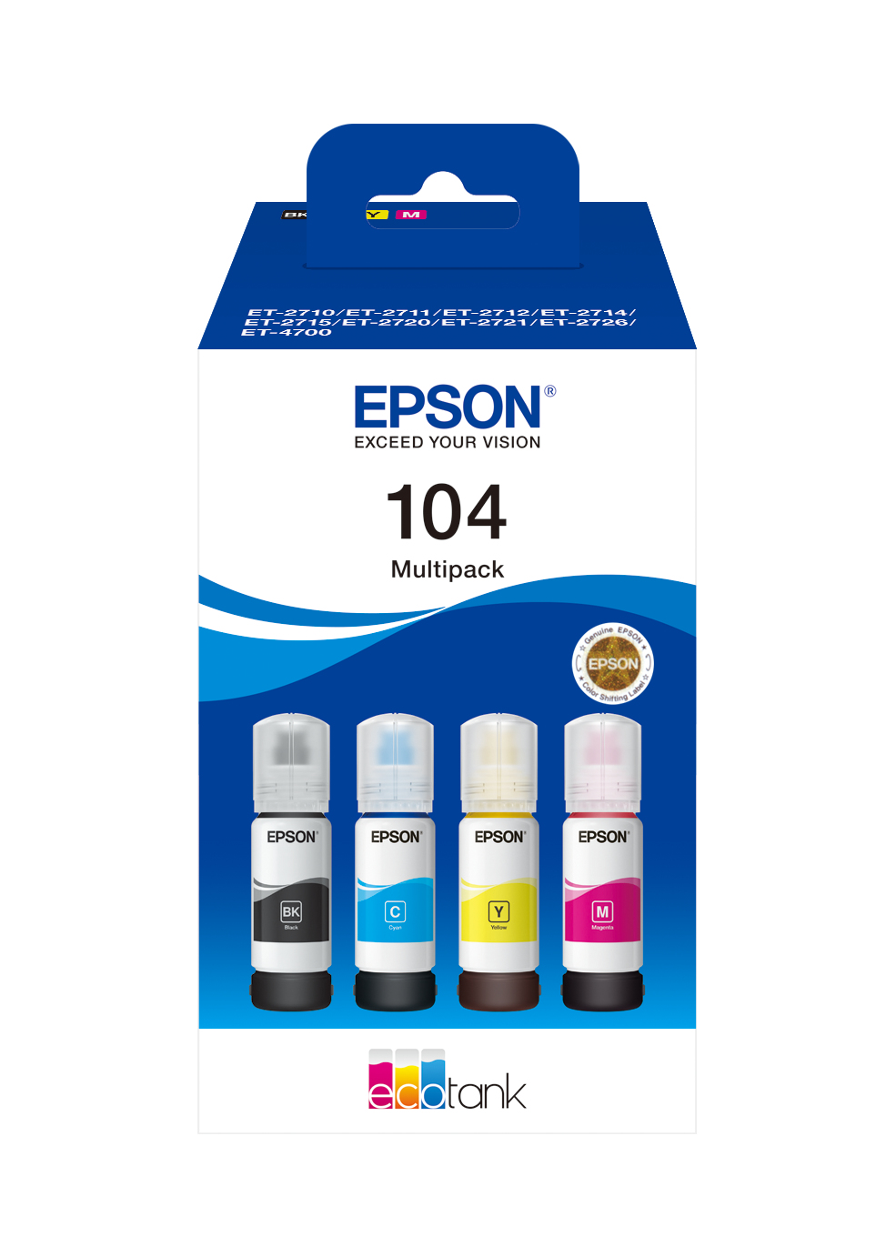 Epson | EcoTank 4-kleur multipack | T104 T00P6 (580554)
