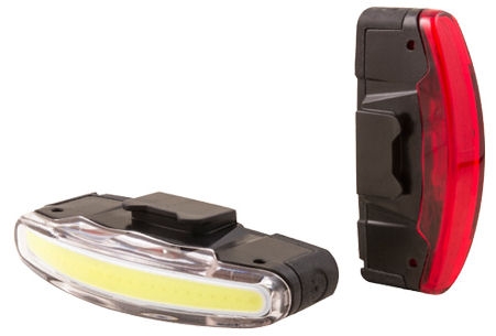 Spanninga | Verlichtingsset | USB Oplaadbaar - 80 Lumen Voorzijde, 30 Lumen Achterzijde