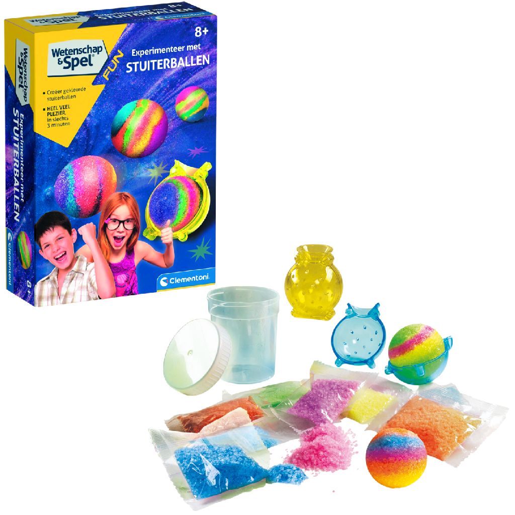 Clementoni | Wetenschap Stuiterballen Crazy Balls | Maak je eigen stuiterballen
