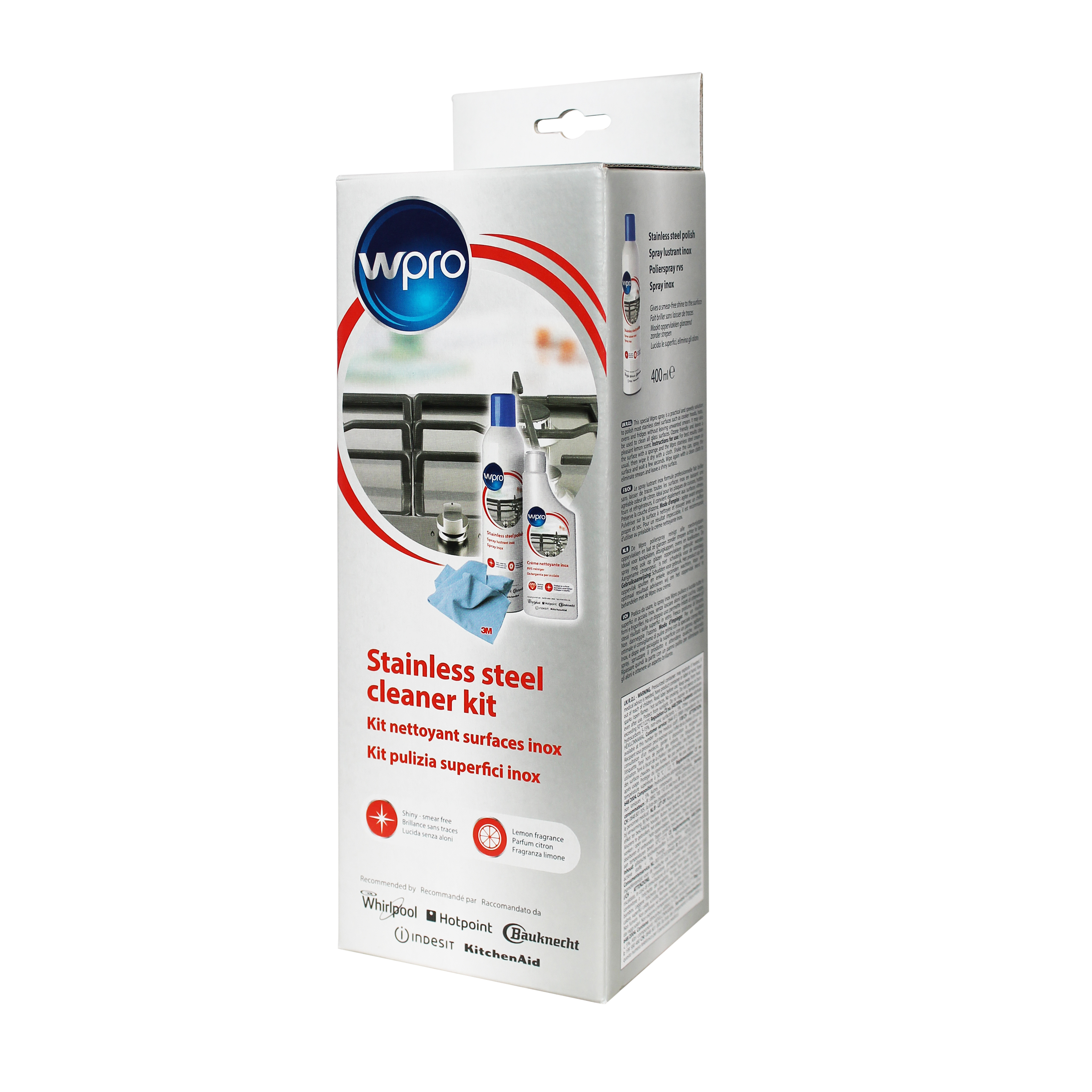 WPRO | RVS Reinigingsset | Inclusief Polierspray en RVS Reiniger