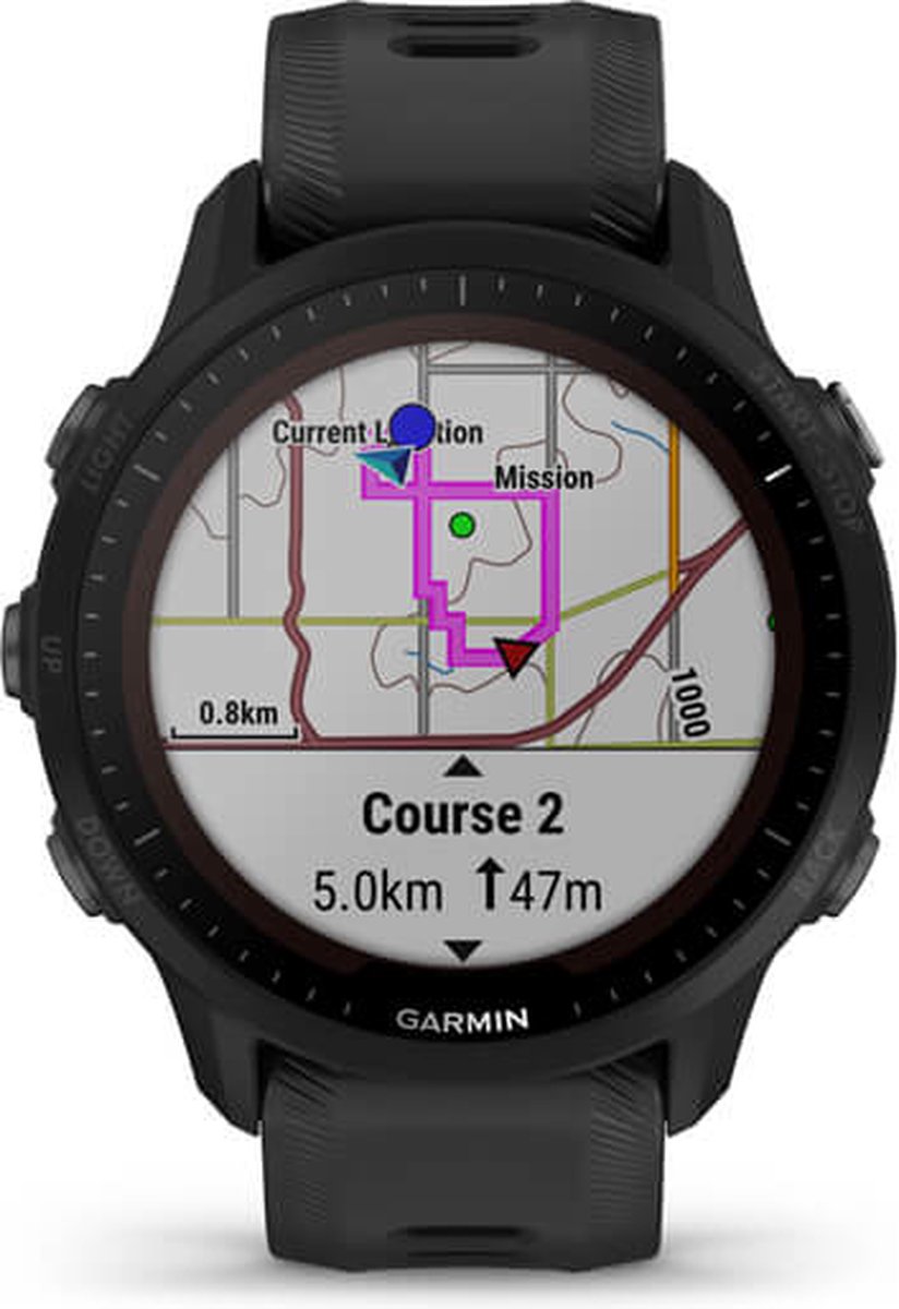 Garmin | Forerunner 955 Solar | Zwart - GPS, Hartslagmeter, Solaropladen