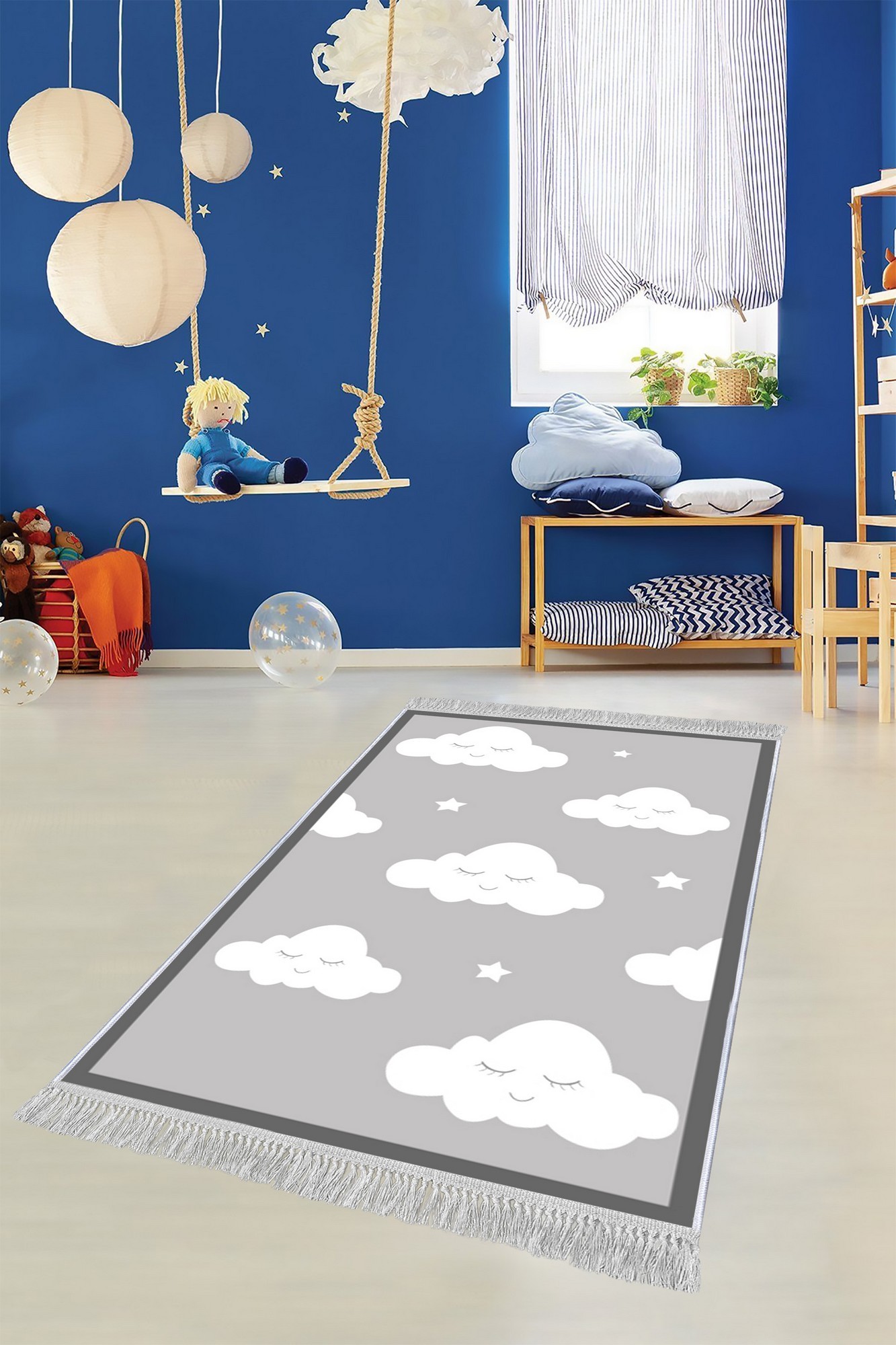 Asir Hall Tapijt (100 x 300) - Wolken