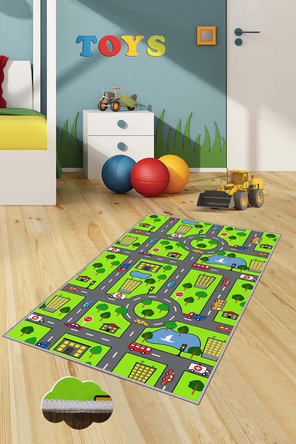 Asir Hall Tapijt (100 x 200) - Weggetjes
