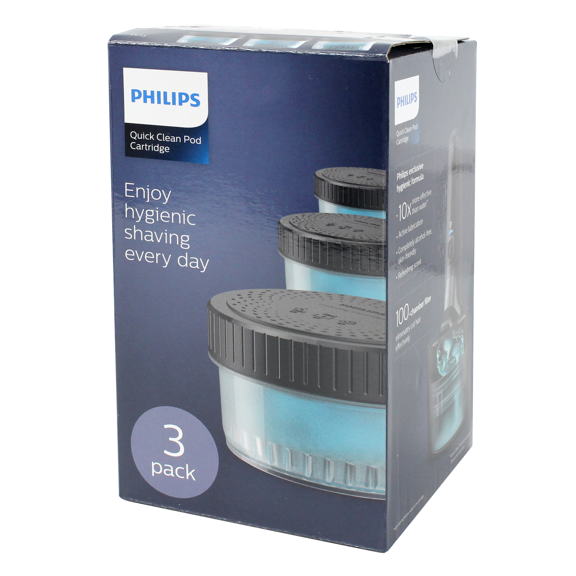 PHILIPS | Quick Clean Pod Cartridge | 3-pack | Alcoholvrij