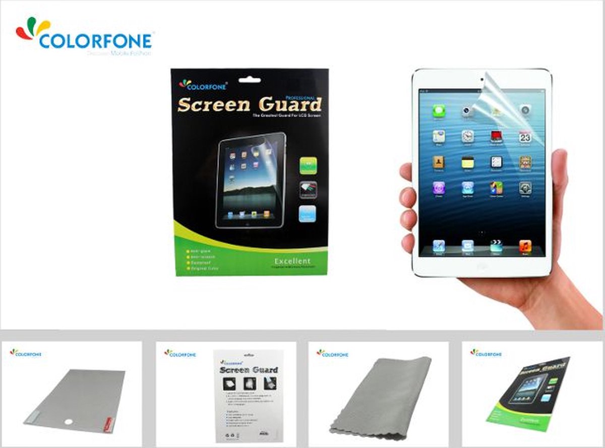 Colorfone | Screenprotector voor iPad Air en Air 2 | 9,7 inch