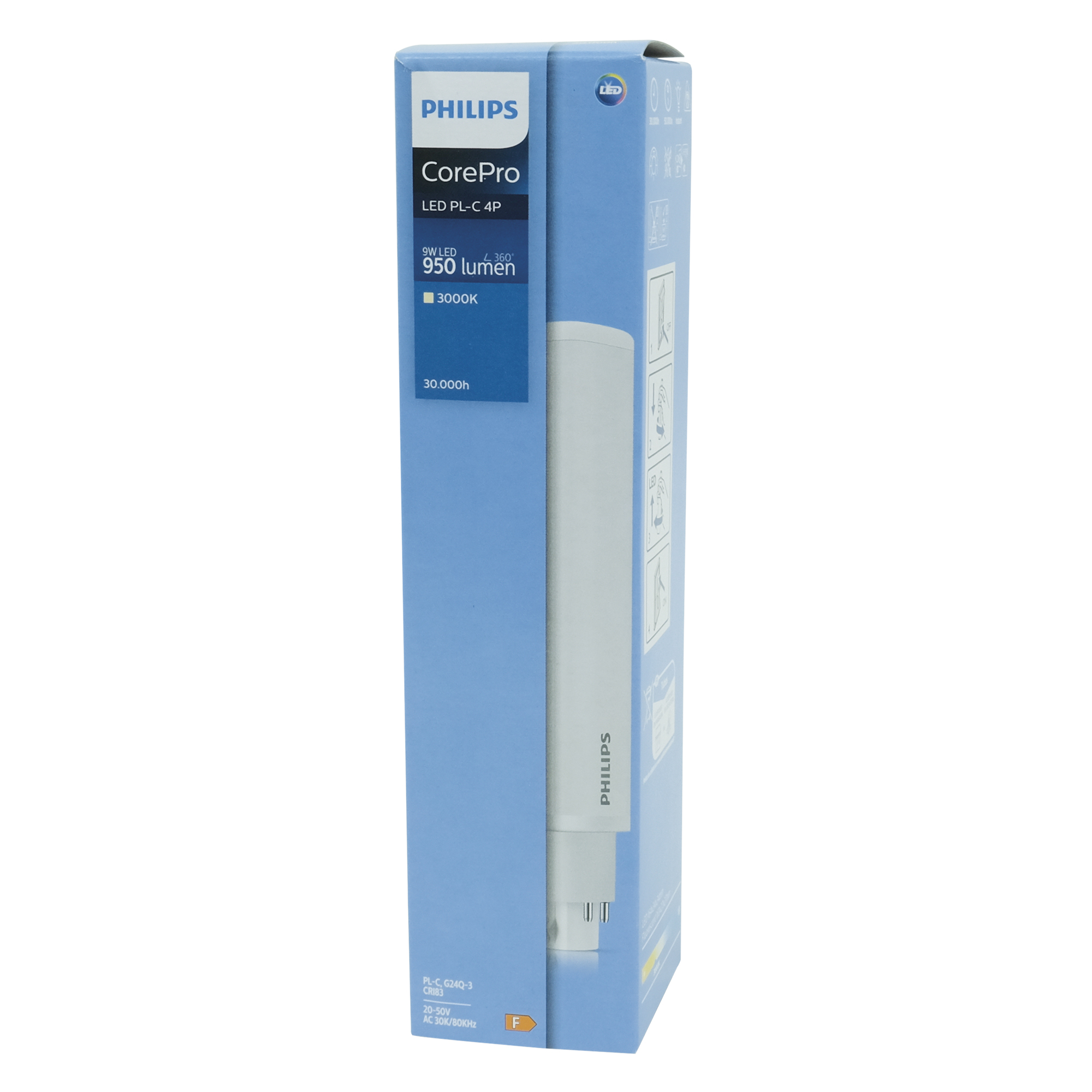 PHILIPS | PL-C LED lamp | 4 pins | 26 Watt | Kleurtemperatuur 3000K
