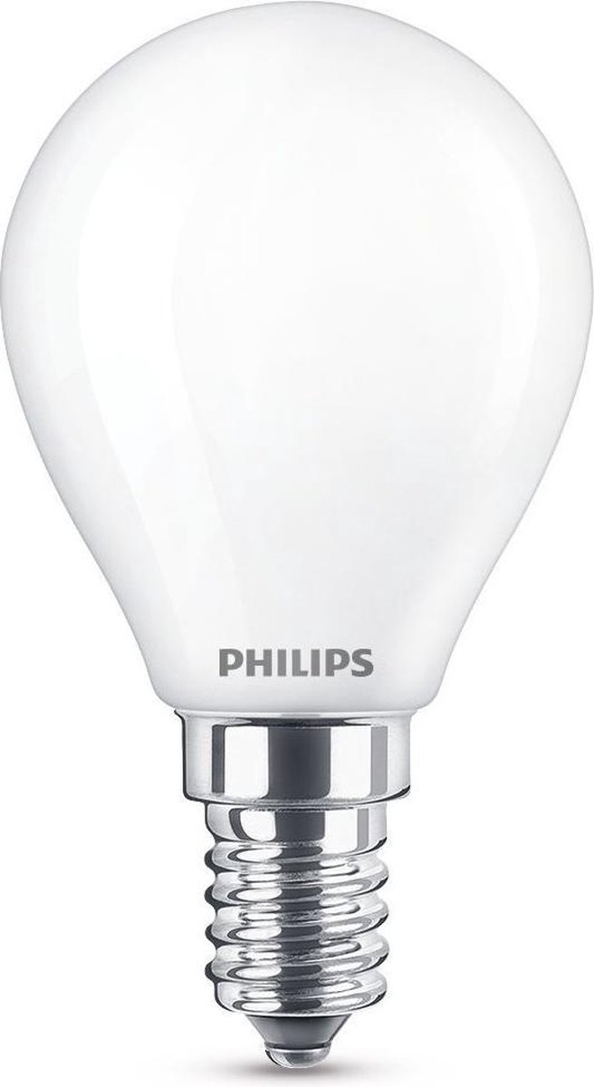Philips LED-kogel klein mat – 4 Watt (25 Watt-equivalent)