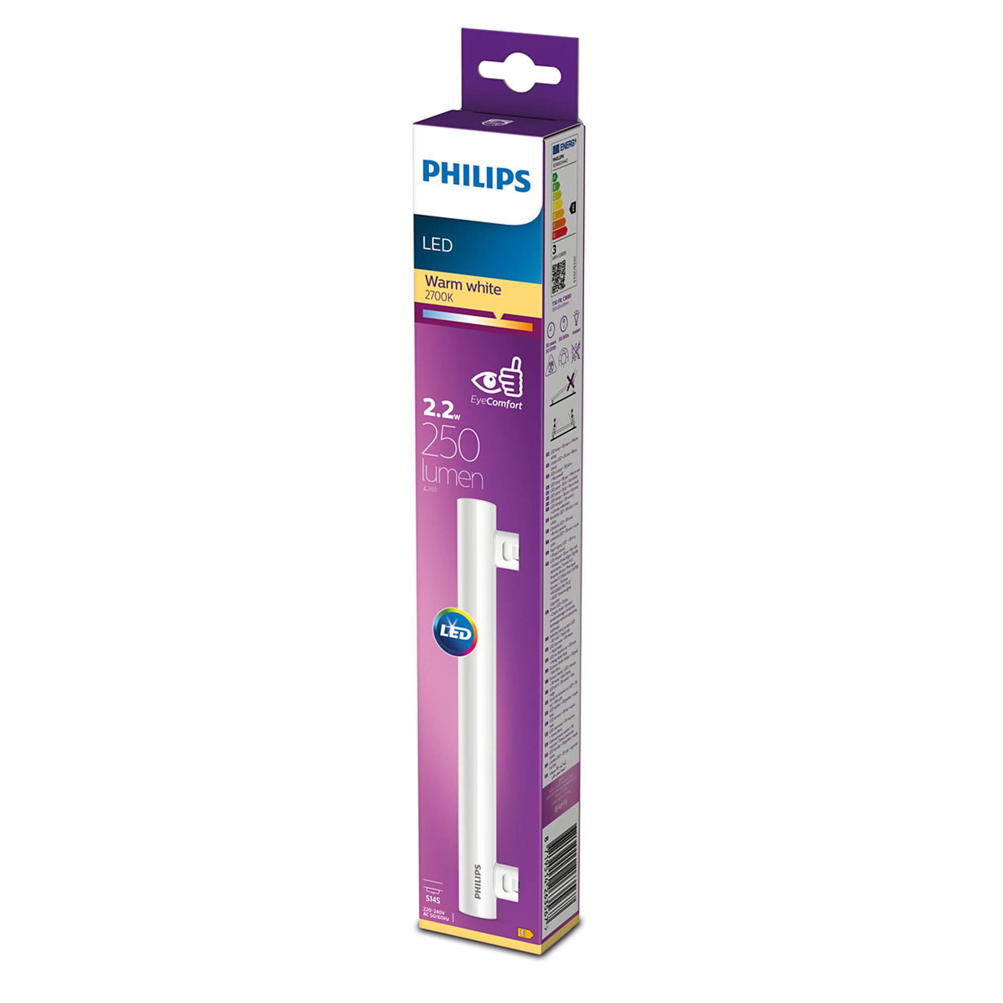 PHILIPS | LED buislamp | S14S 3W 250Lm 30cm