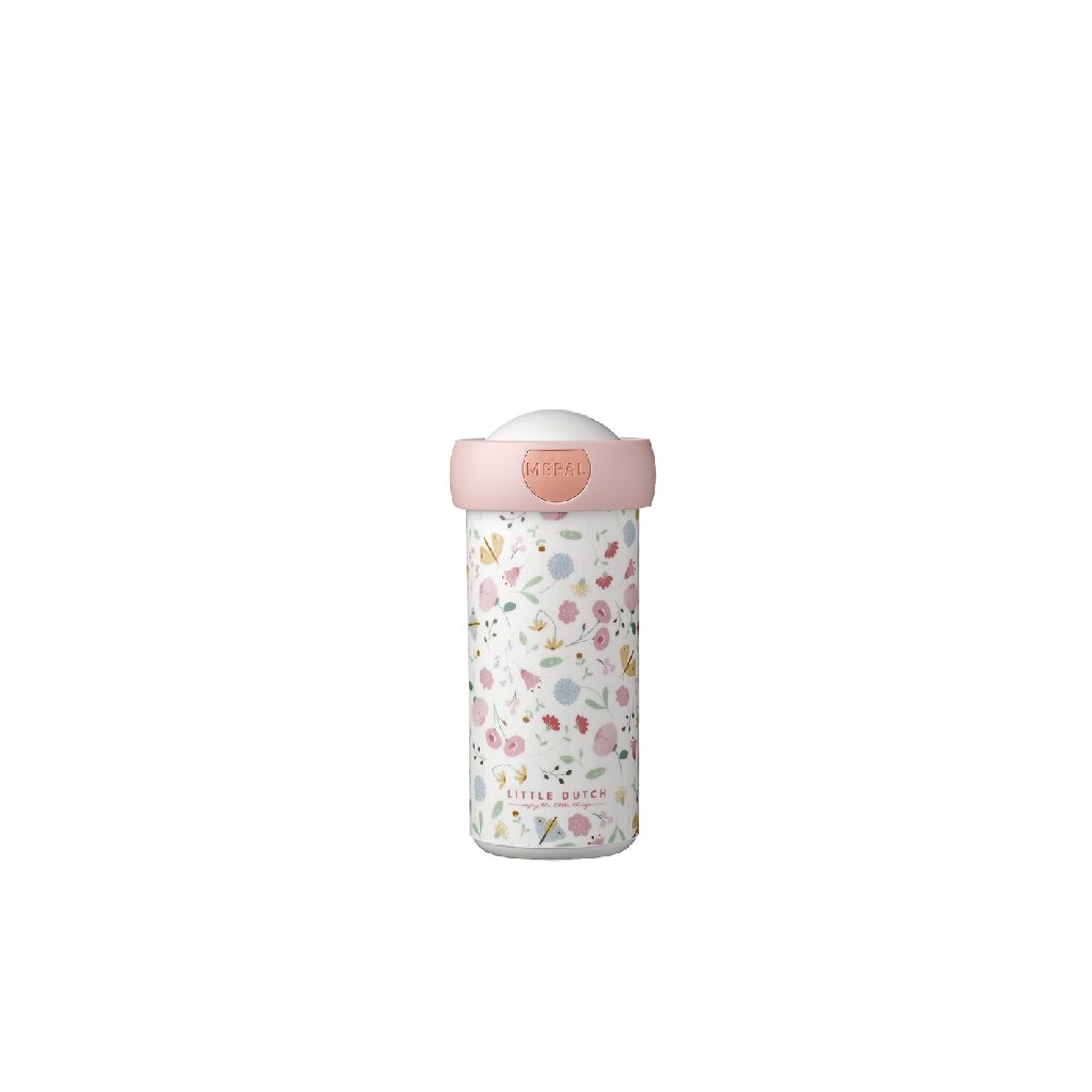 Schoolbeker Campus 300 ml - Bloemen & Vlinders | Schoolbeker | 300 ml | Bloemen & Vlinders