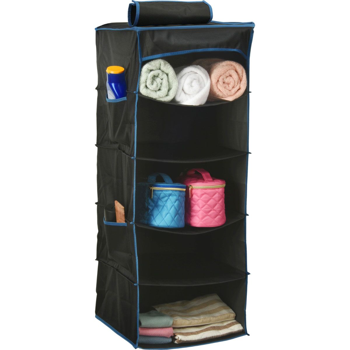 Redcliffs | Tentorganizer | Hangorganizer met 5 vakken - 34 x 34 x 85 cm - waterafstotend