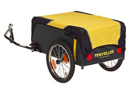 Roland Trailer Traveller – 762 × 510 × 344 mm – draagvermogen 90 kg – geel/zwart