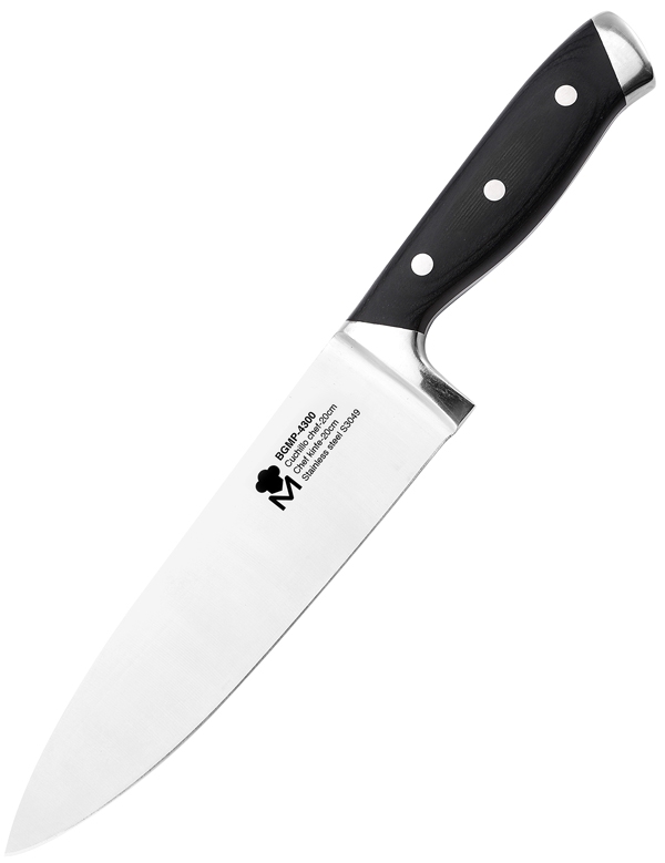 Bergner Masterpro Koksmes, 20 cm, RVS
