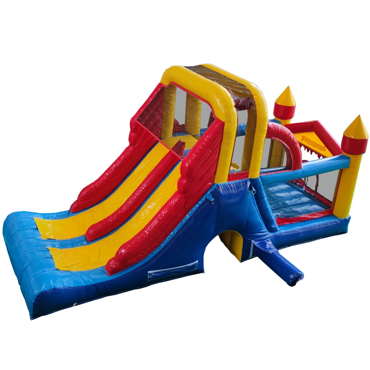 Avyna Springkussen Dubbele Mega-Glijbaan (PVC) - Avyna (AVHB-SK09 PROF)