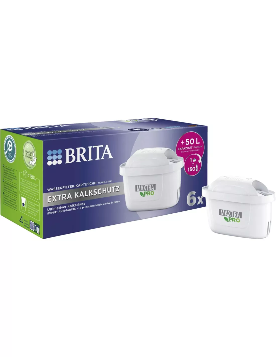 Brita | MAXTRA PRO | Extra Bescherming Tegen Kalk | 6 Stuks