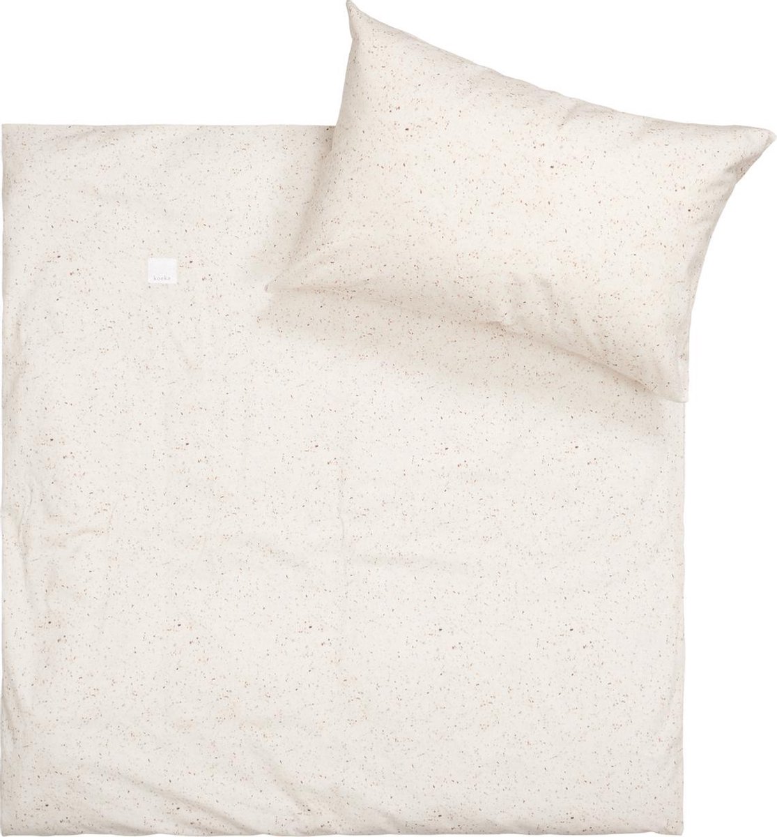 Koeka Dekbedovertrek baby 1 persson Moonsand - oat 100x135cm
