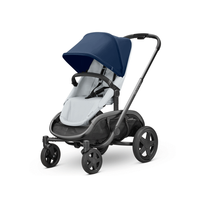 Quinny Hubb Mono Navy on Grey