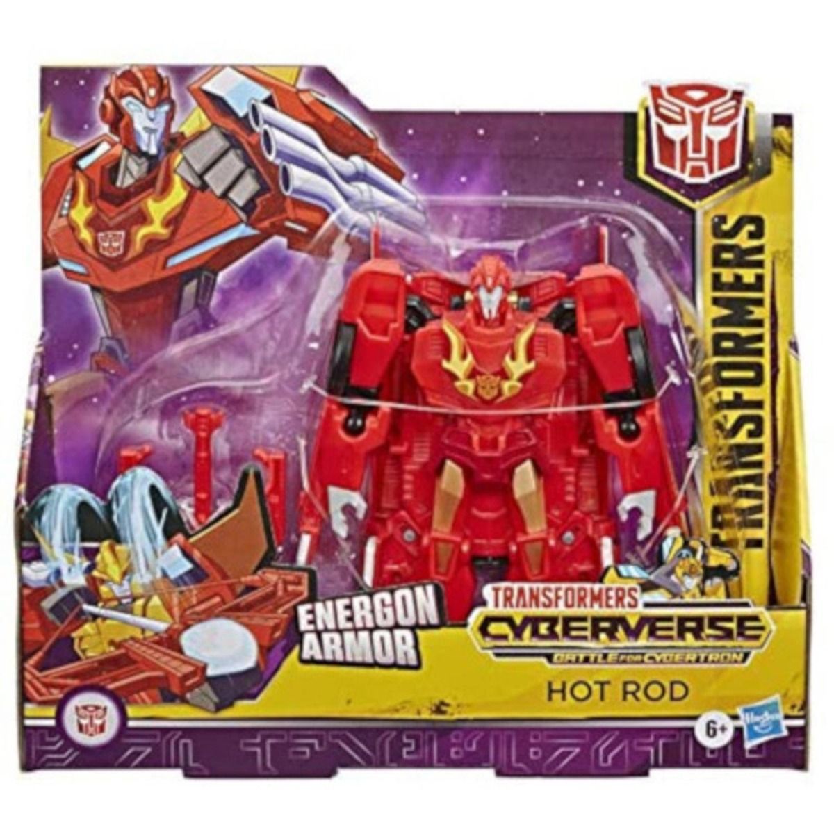 transformer Cyberverse Ultra Hot jongens 22,9 cm rood | In verpakking