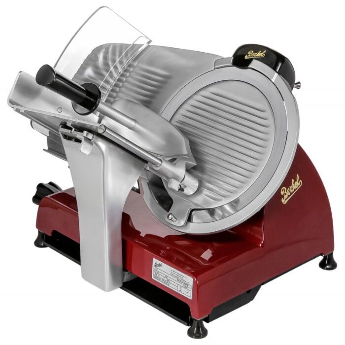 Vooraanzicht: Berkel Red Line RL 300 rood snijmachine